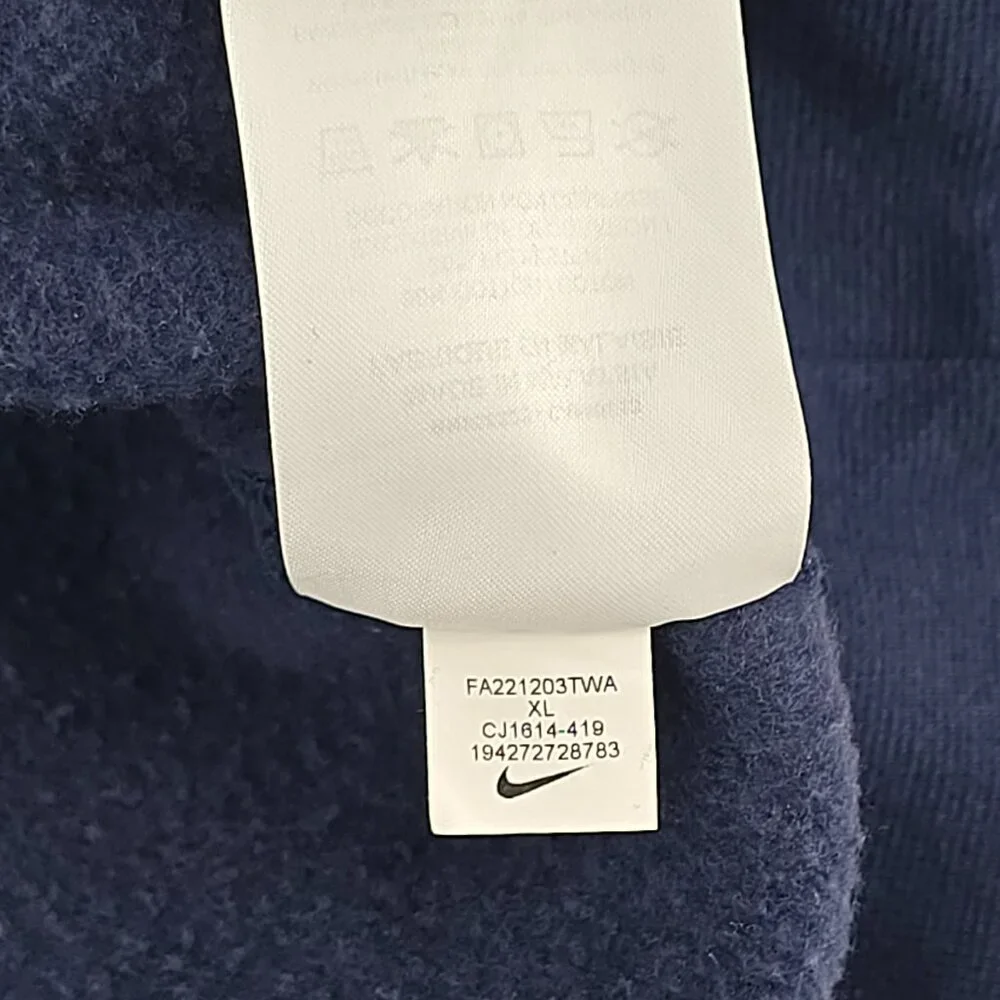 Nike West Virginia Mountaineers Field Hockey Sweatshirt,‎ Navy Blue, Size XL - Picture 6 of 8